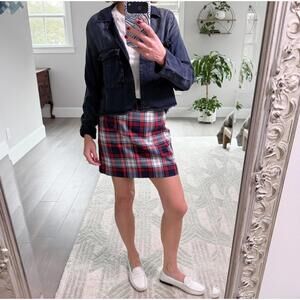 Vineyard Vines Plaid Mini Skirt Size 2